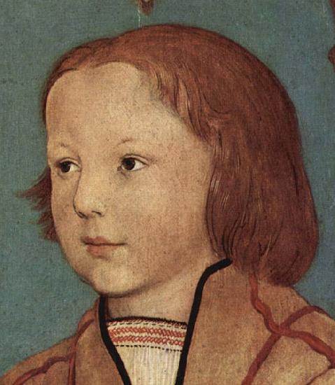 Ambrosius Holbein Portrat eines Knaben mit blondem Haar Norge oil painting art